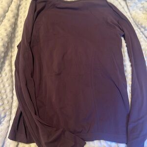 Purple Long Sleeve Top
